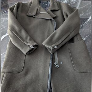 Madewell Women's Dark Olive Trench Coat